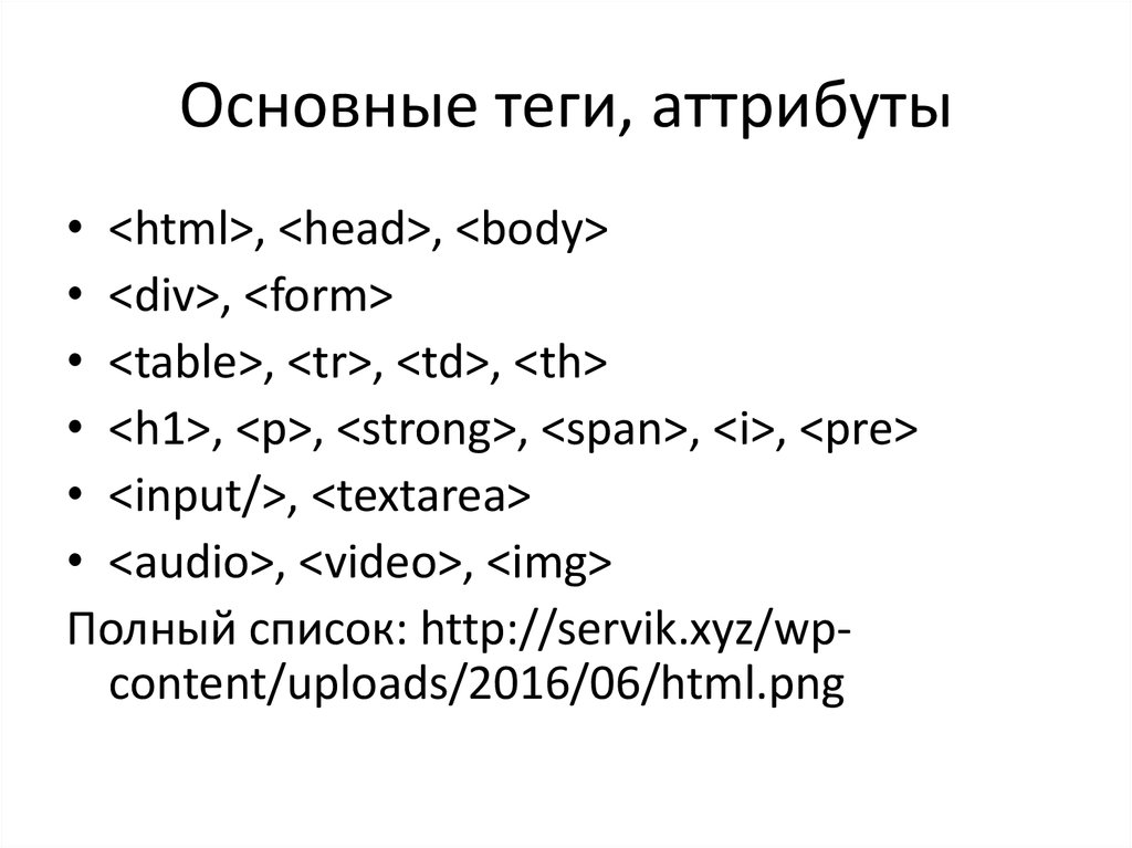 Html tags ru. Основные Теги html. Таблица основных тегов html. Основные Теги html таблица. Базовые Теги CSS.