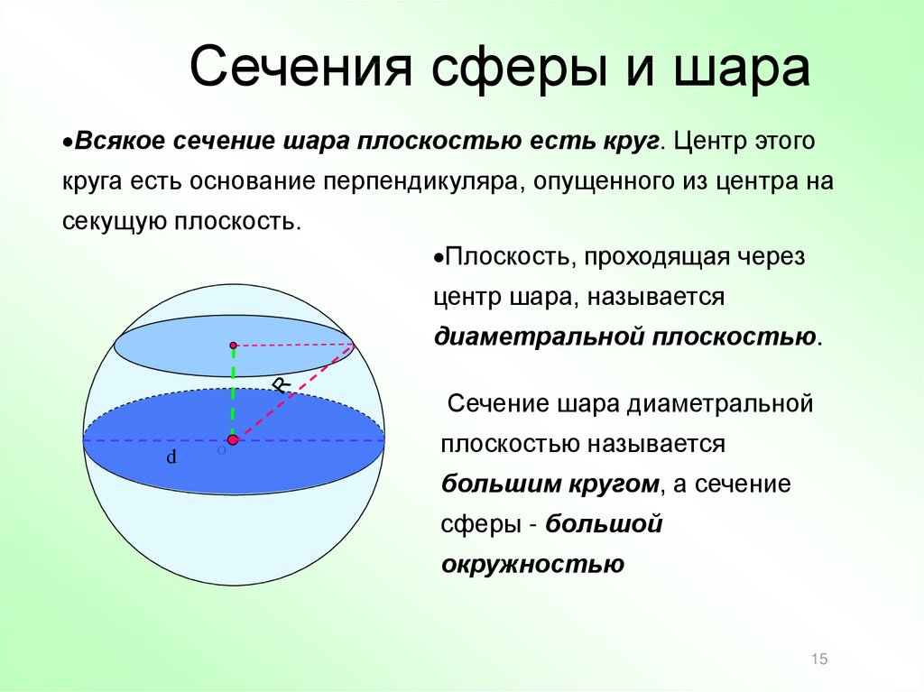 Диаметральное движение. Осевое сечение сферы и шара. Сечение сферы плоскостью формула. Шар и сфера их сечения. Осевое сечение сферы есть.