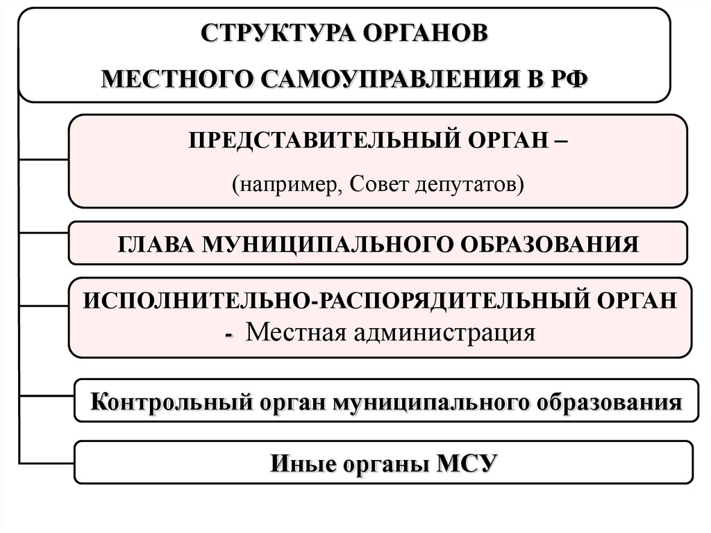 План по местному самоуправлению