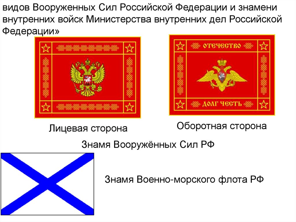 Воинский символ вооруженных сил российской федерации