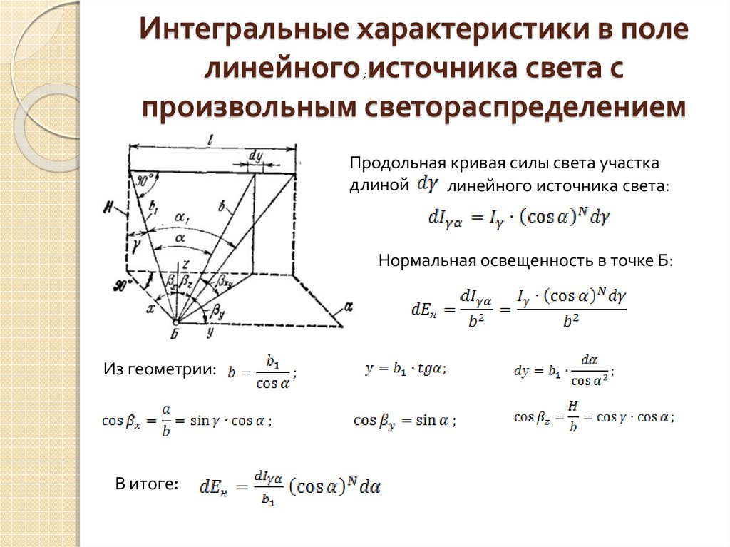 Интегральная характеристика