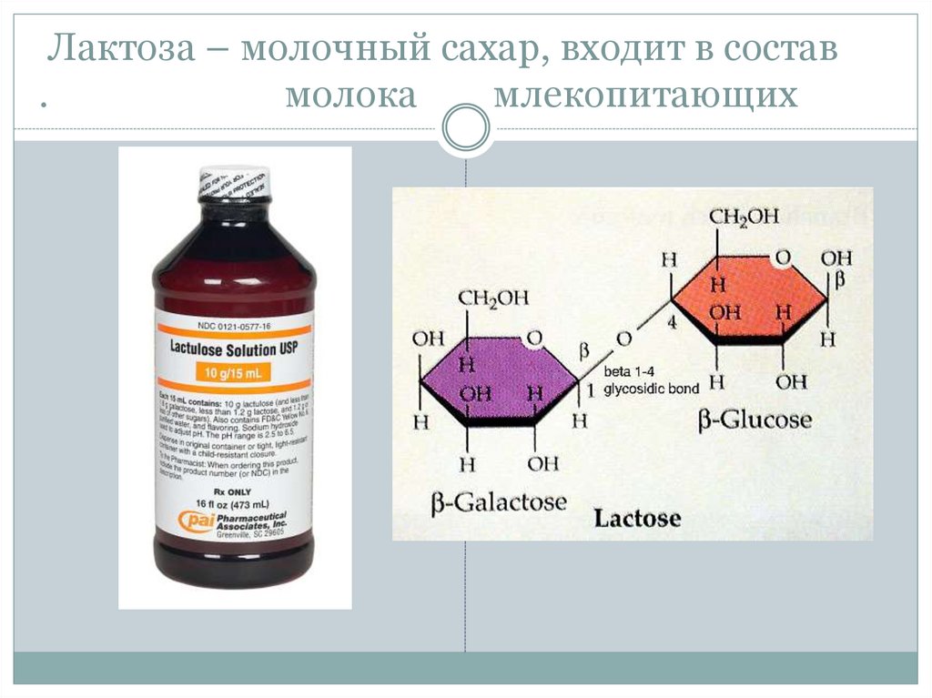 Углевод в составе молока