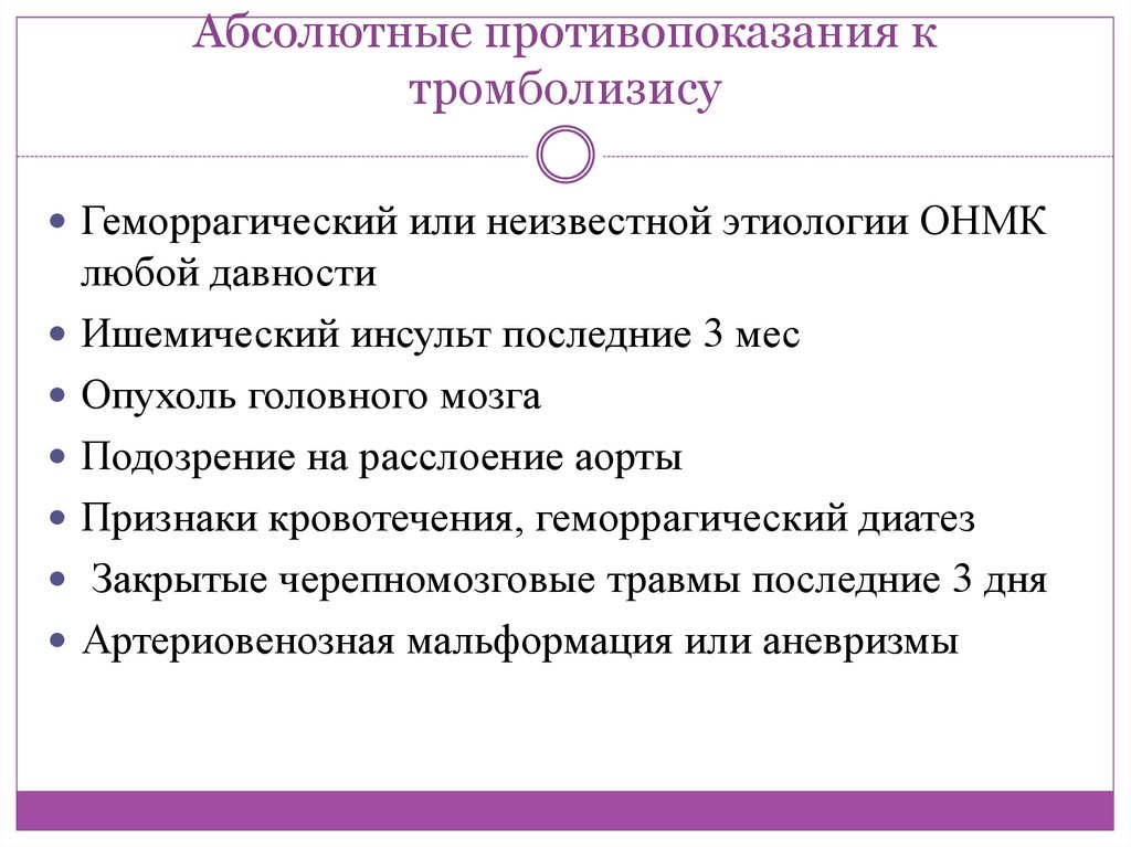 Абсолютные противопоказания. Противопоказания к проведению тромболизиса. Абсолютные противопоказания к проведению тромболитической терапии. Абсолютные показания к тромболизису. Абсолютные противопоказания к тромболизису.