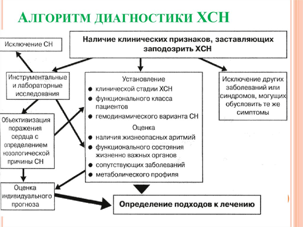 План обследования при хсн