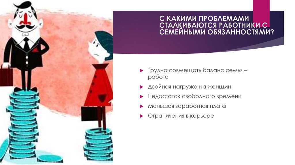 Презентация на тему особенности регулирования труда женщин лиц с семейными обязанностями