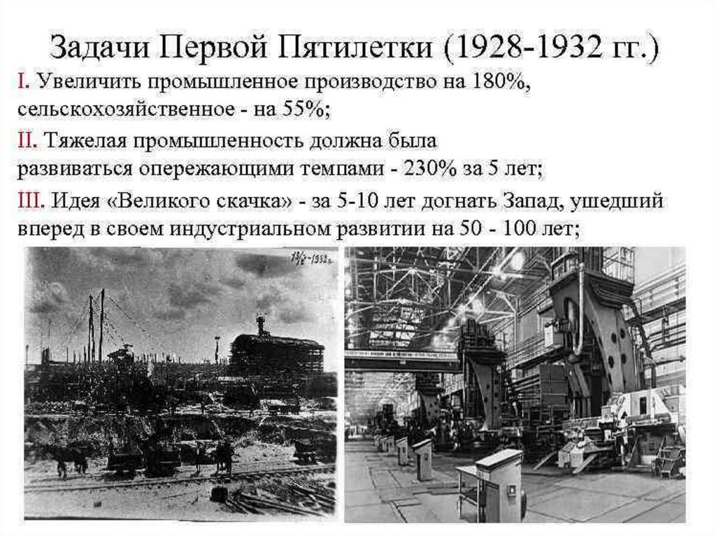 Первые пятилетние планы 1928 1942 гг