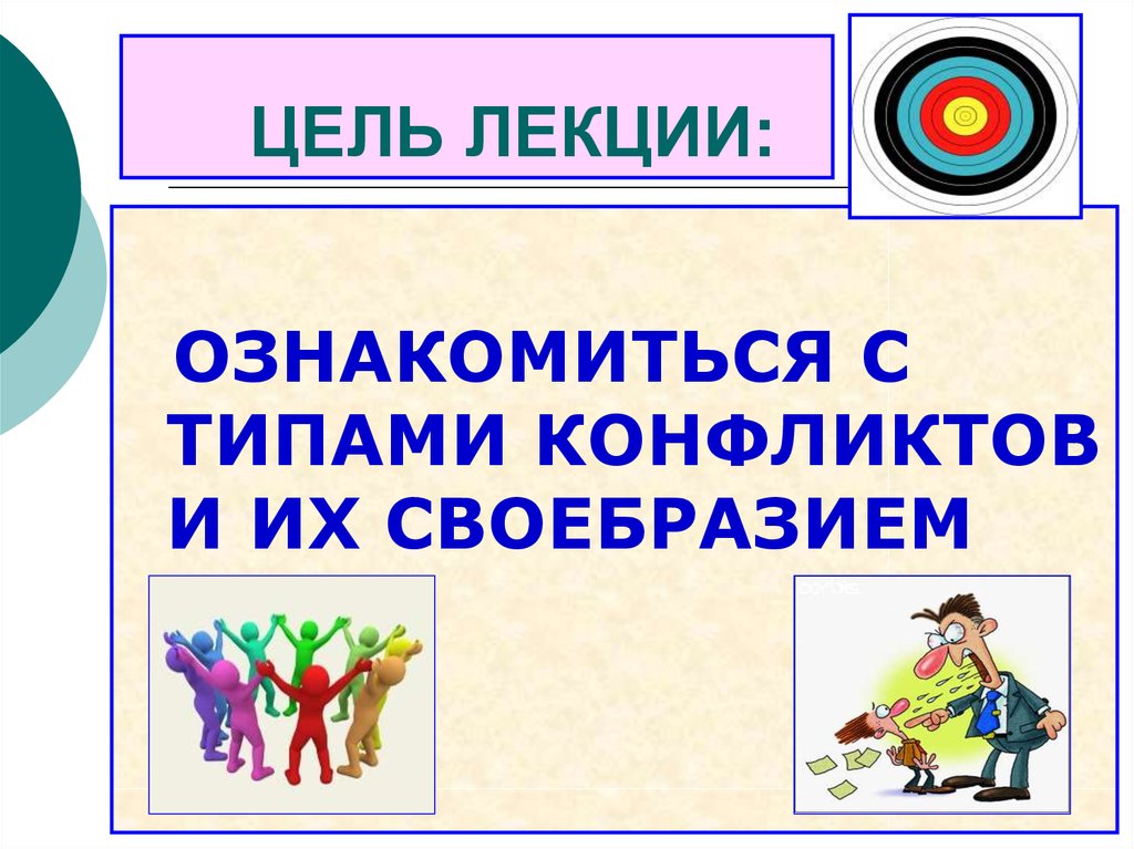 Типология конфликтов презентация