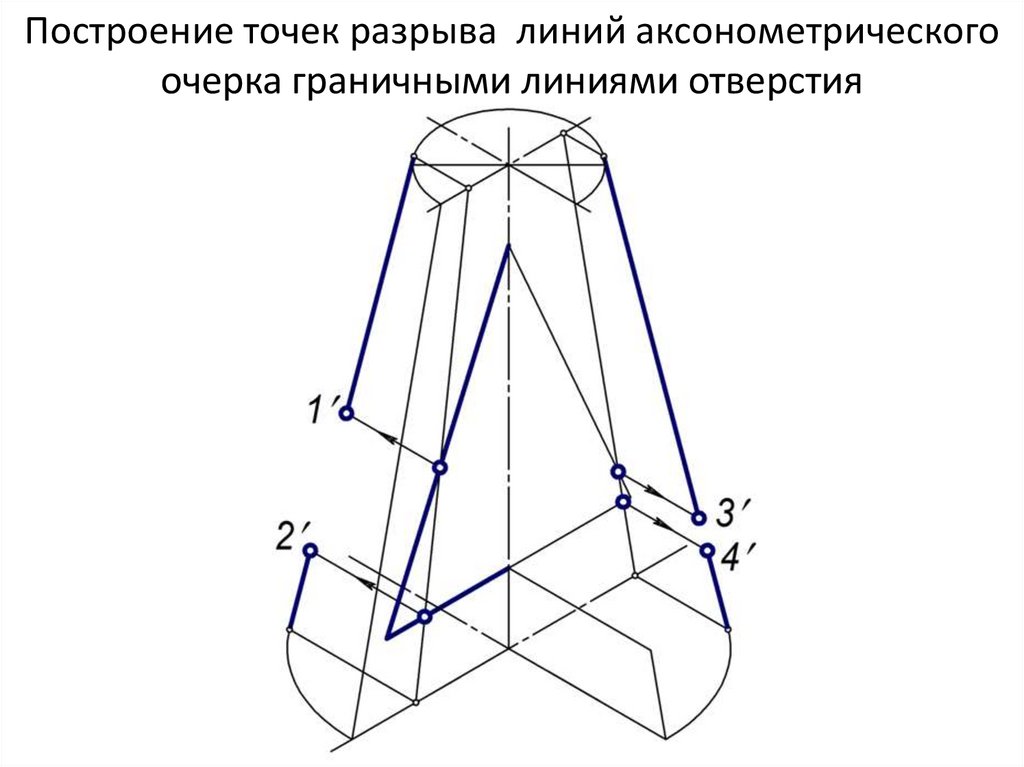 Как обозначить призму на чертеже