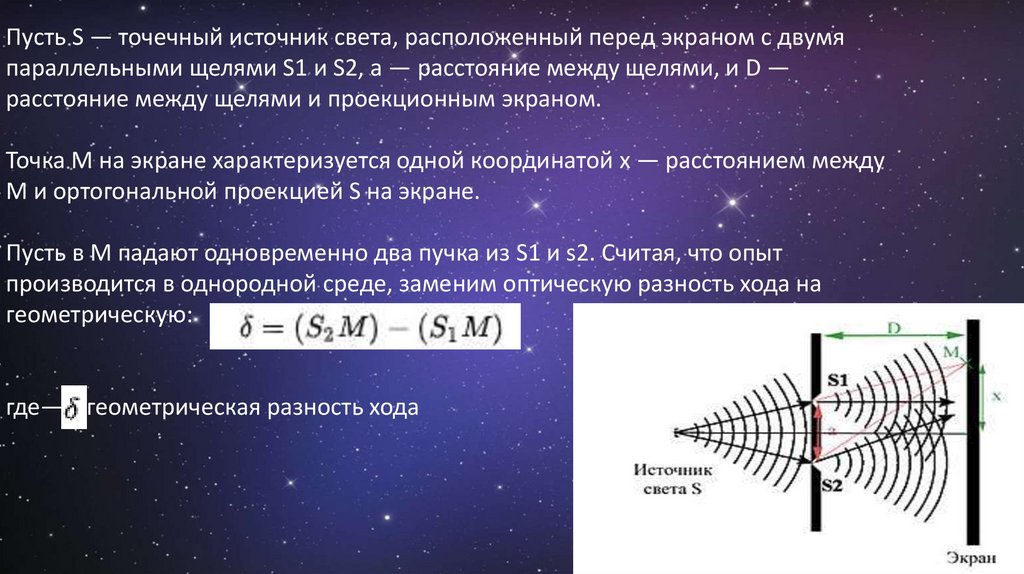 Непрозрачное тело расположено перед двумя источниками света s1 и s2 нарисуйте на экране