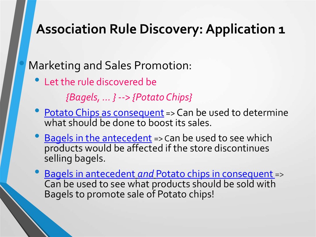 Association Rule Discovery: Application 1