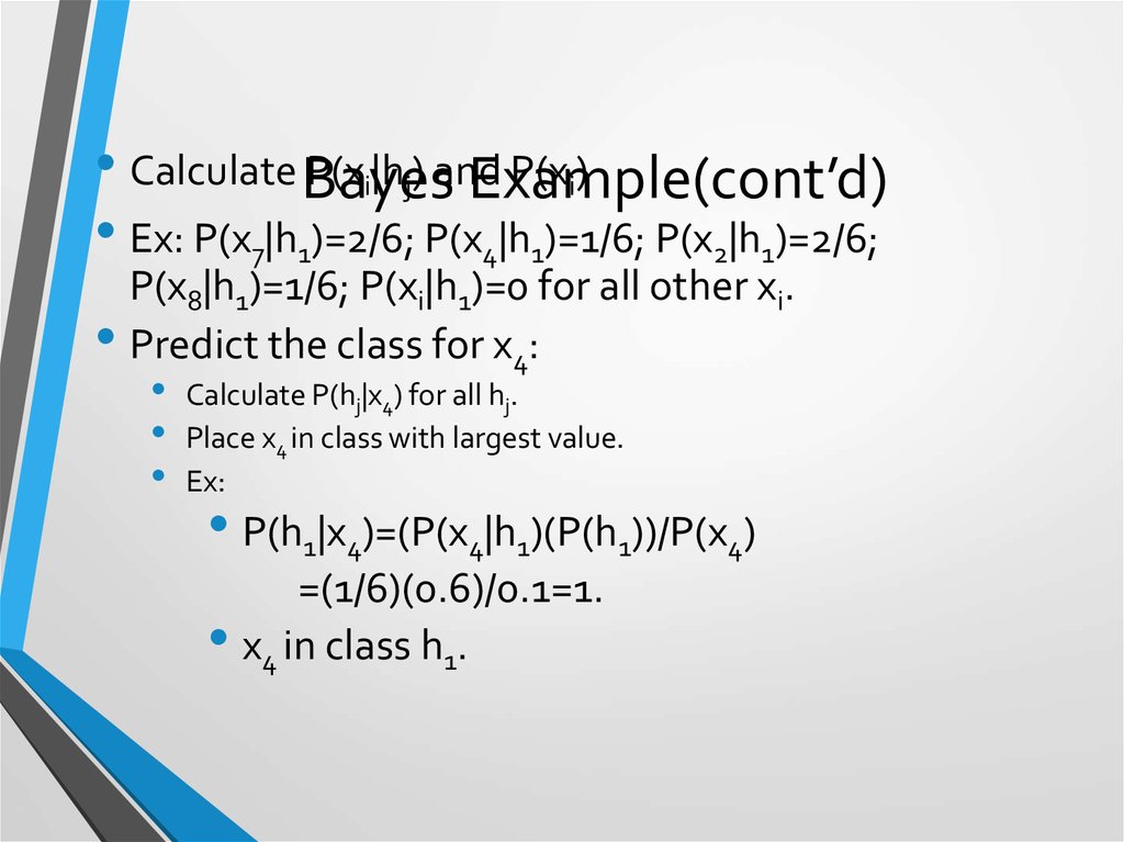 Bayes Example(cont’d)