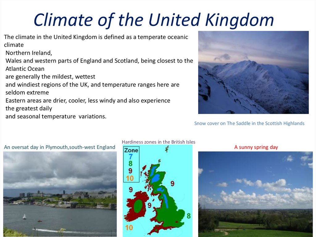 Climate of great britain