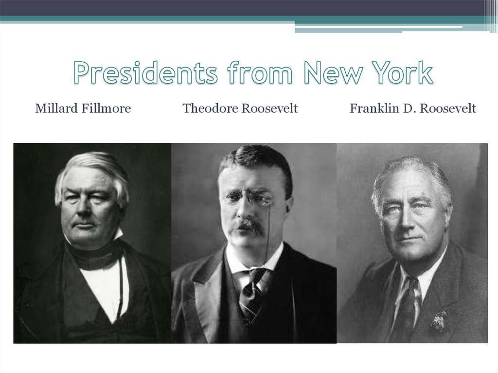 Presidents from New York