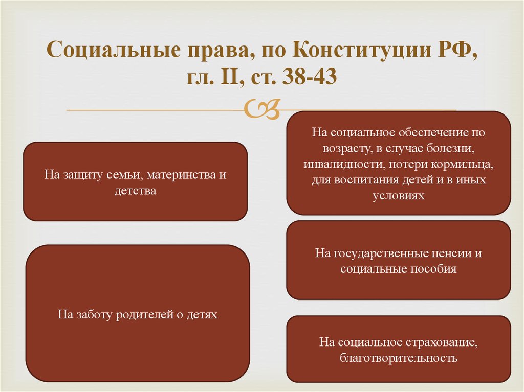 Социальная защита человека статья. Социальные статьи Конституции РФ.