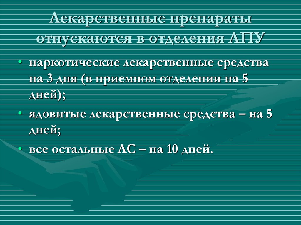 Расчет потребности в лекарственных препаратах в лпу образец