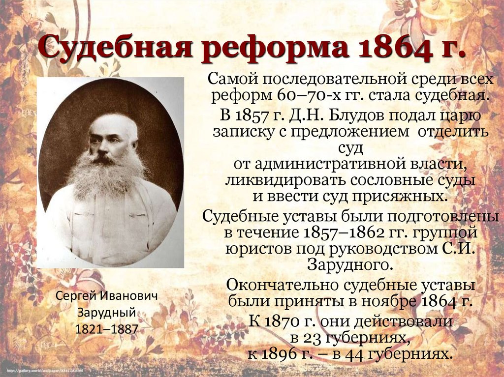 Судебная реформа 1864 г.