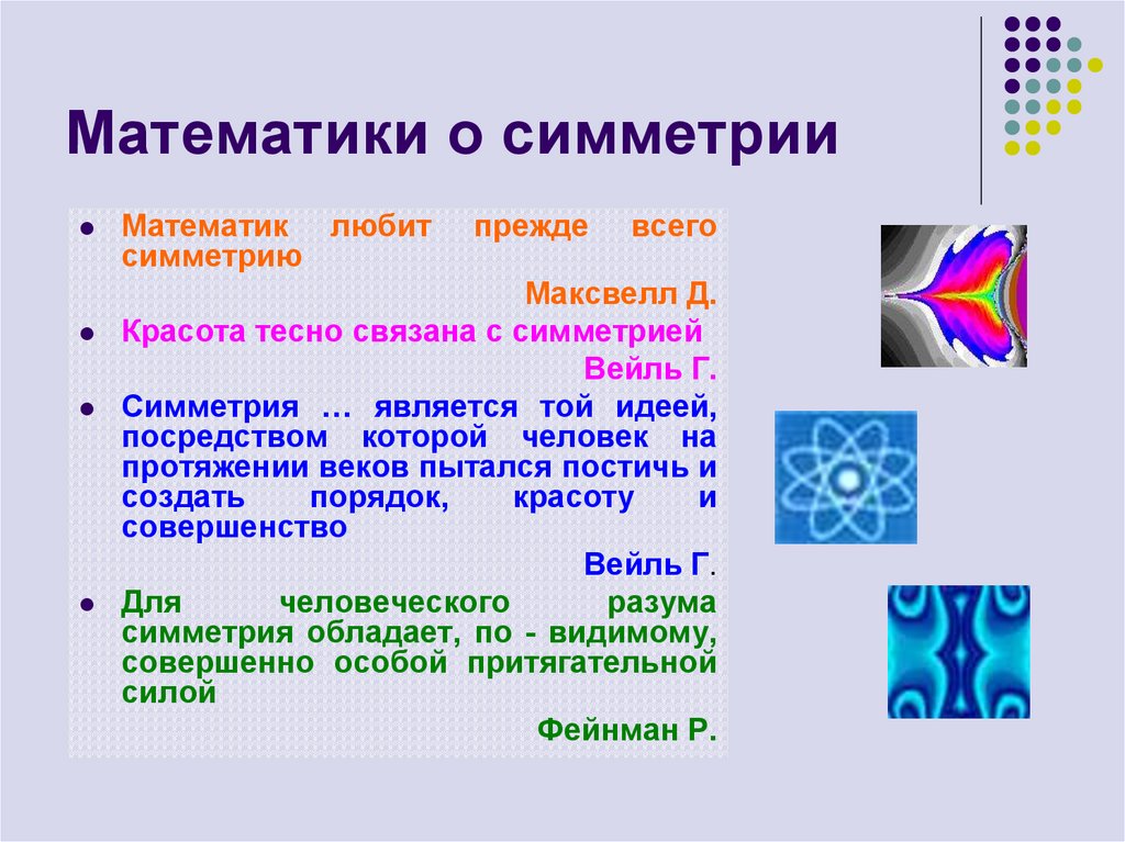 Симметрия в природе проект по математике 6 класс