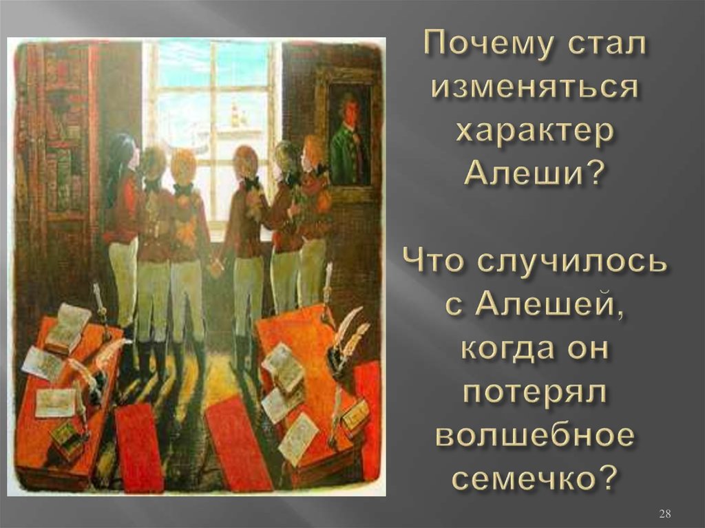 Поэтому стал. Что случилось с алешёй когда он потерял волшебное семечко.. Характер Алеши. Почему характер Алеши стал меняться. Почему стал изменяться Алёшин характер?.