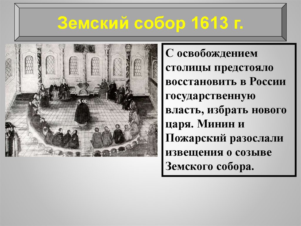 Окончание смуты новая династия презентация 7 класс андреев