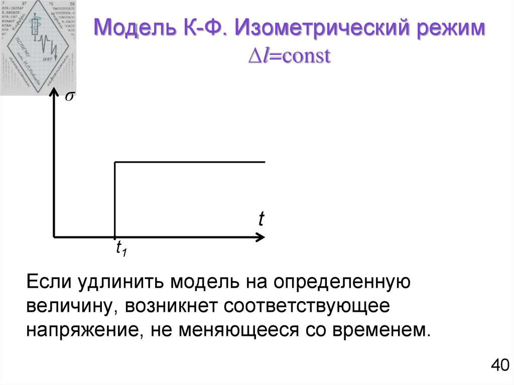 Модель К-Ф. Изотонический режим σ = Сonst