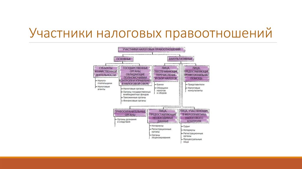 Иные субъекты налоговых правоотношений