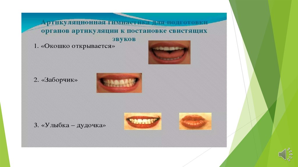 Презентация постановка звука