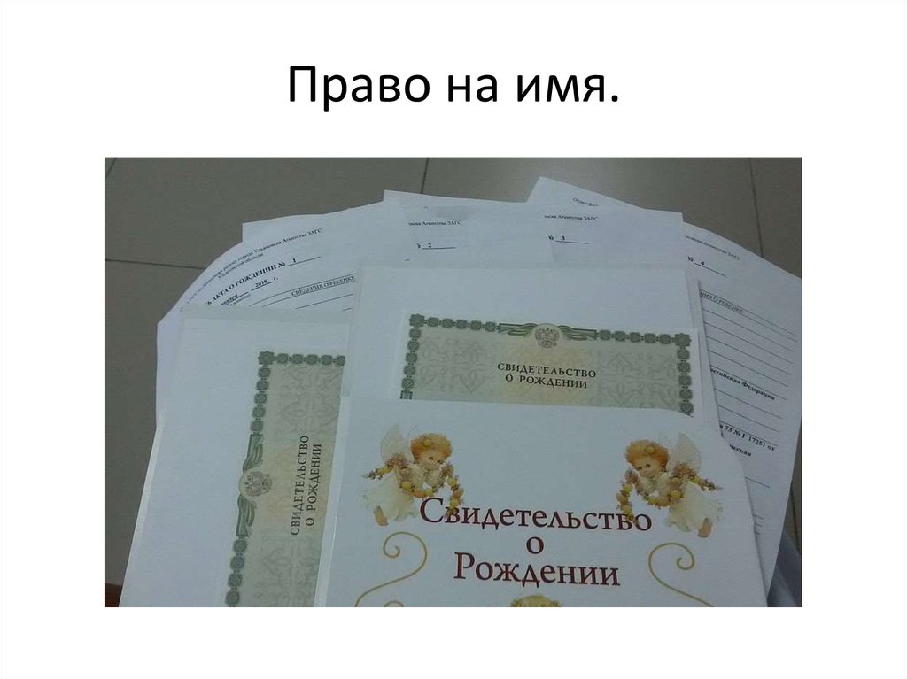 Право на имя.