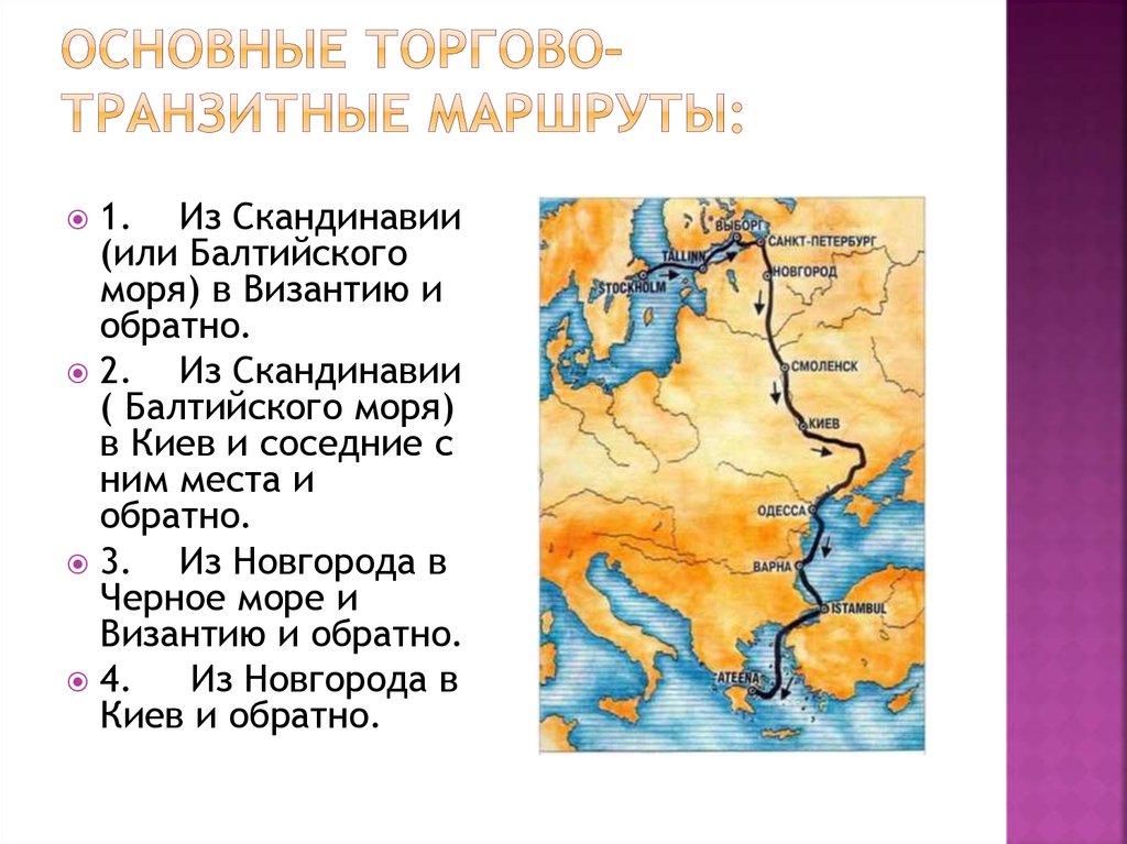 Старейший путь из скандинавии на ближний восток