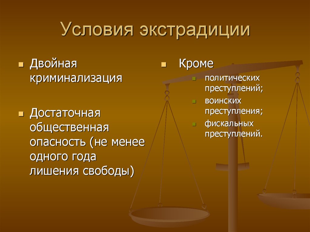 Международное уголовное право. Структура международного уголовного права. Условия экстрадиции. Цели и задачи международного уголовного права.