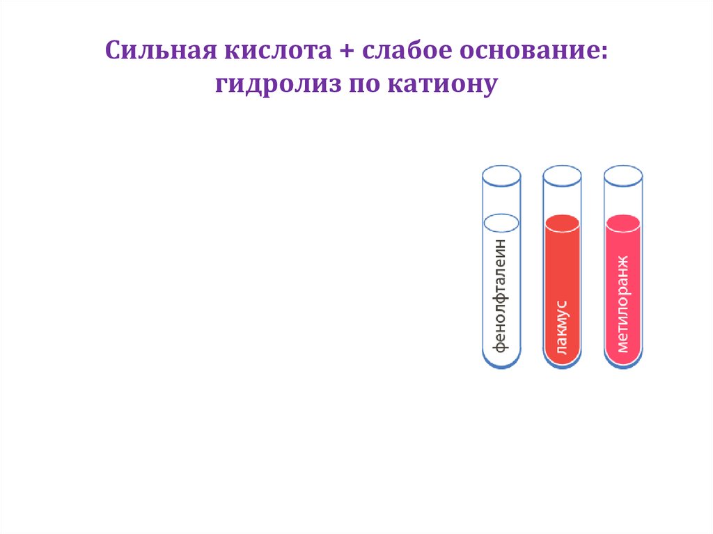 Сильные и слабые основания гидролиз солей