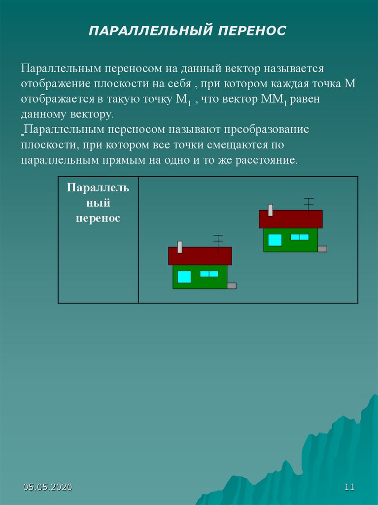 Что называется параллельным переносом. Параллельный перенос примеры. Параллельный перенос презентация.