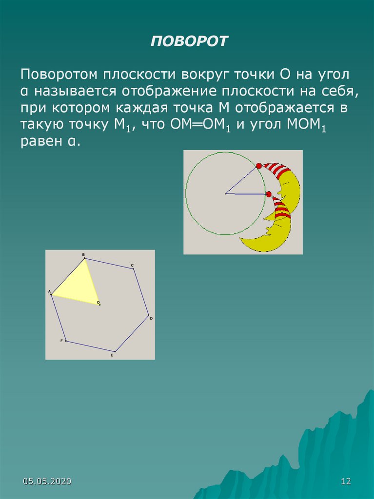 Симметрия поворот параллельный перенос