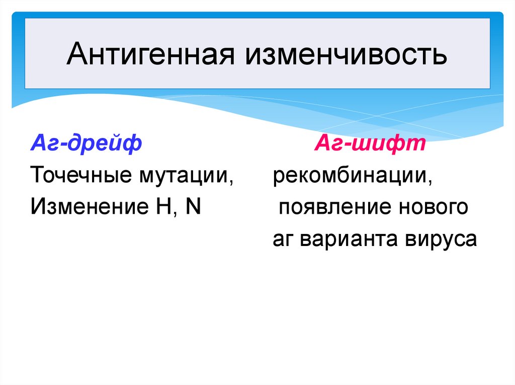 Антигенная изменчивость