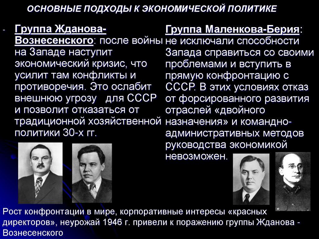 Послевоенная политика 1945 1953 социальная