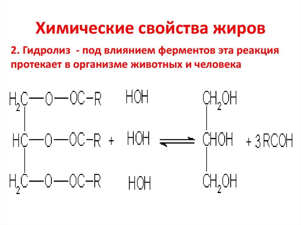 Применение жиров химия 10 класс