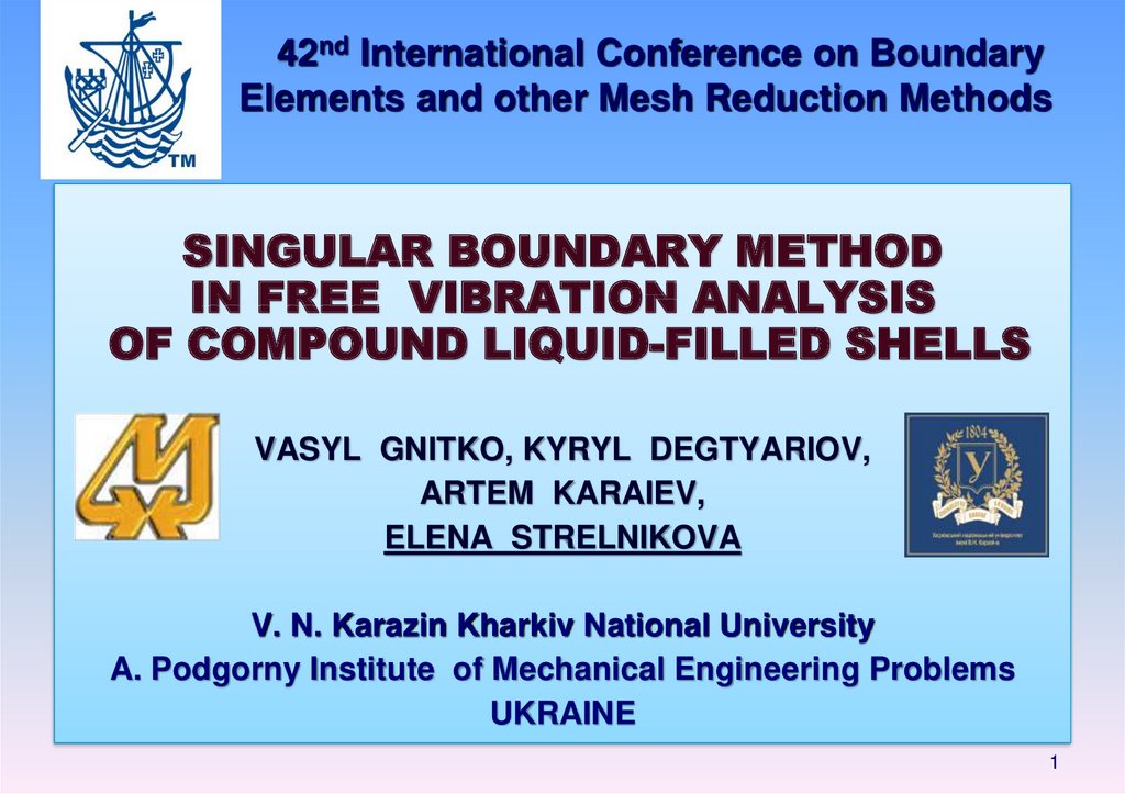 42nd International Conference on Boundary Elements and other Mesh Reduction Methods