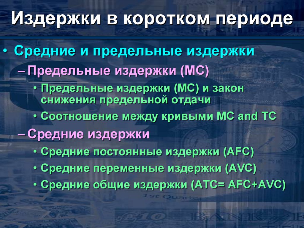 Короткий период. Издержки коротко. Издержки в коротком периоде. Издержки в литературе.