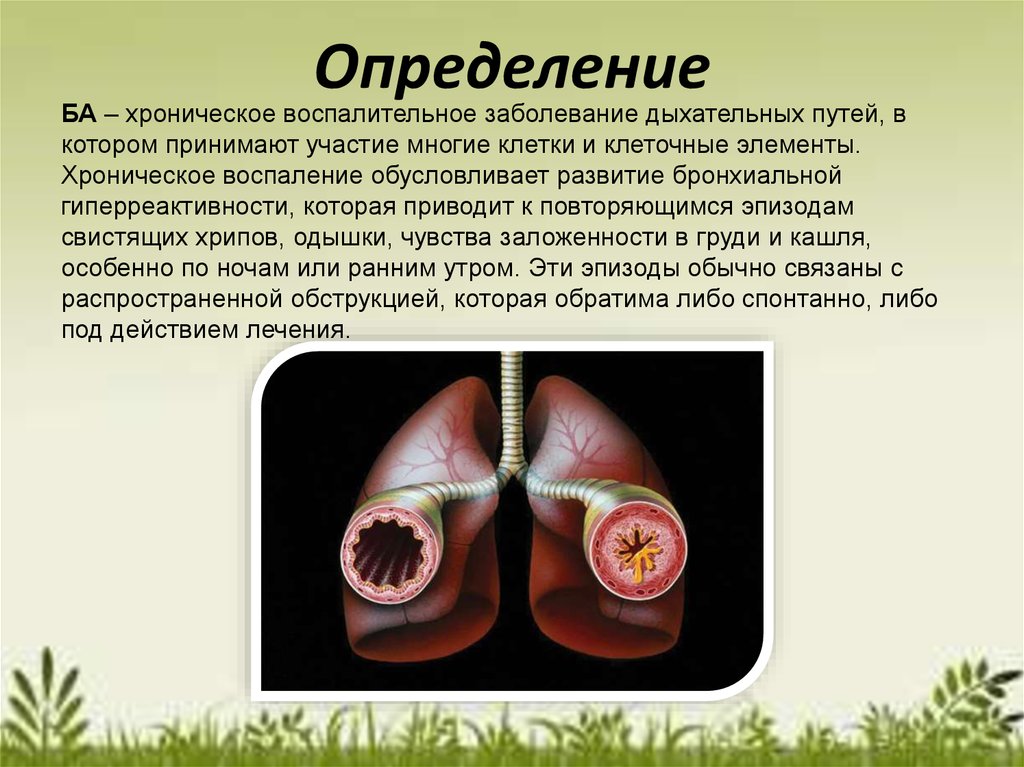 Презентация бронхиальная астма дипломная работа