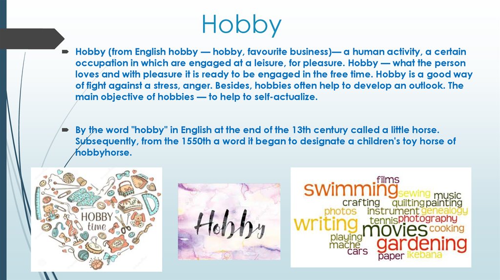 hobby presentation