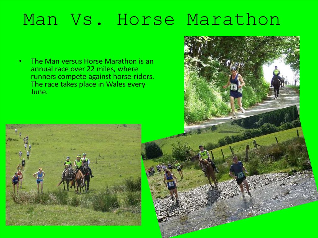 Man Vs. Horse Marathon