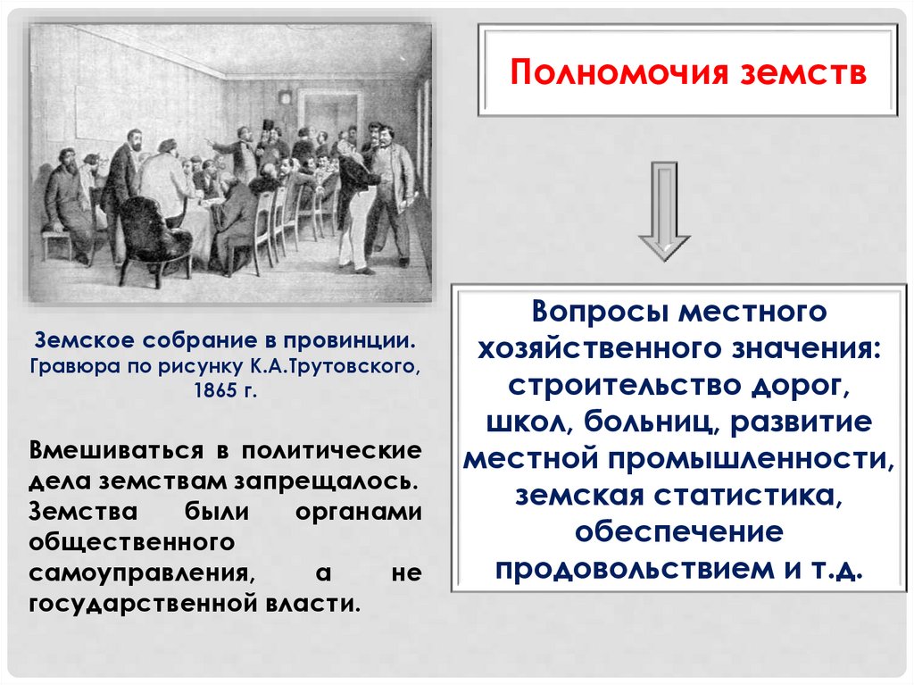 Реформы общественной жизни