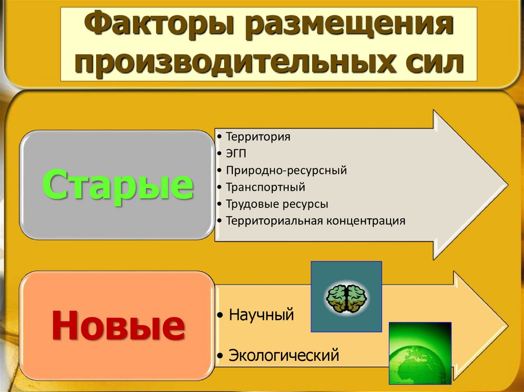 География 10 класс факторы размещения презентация