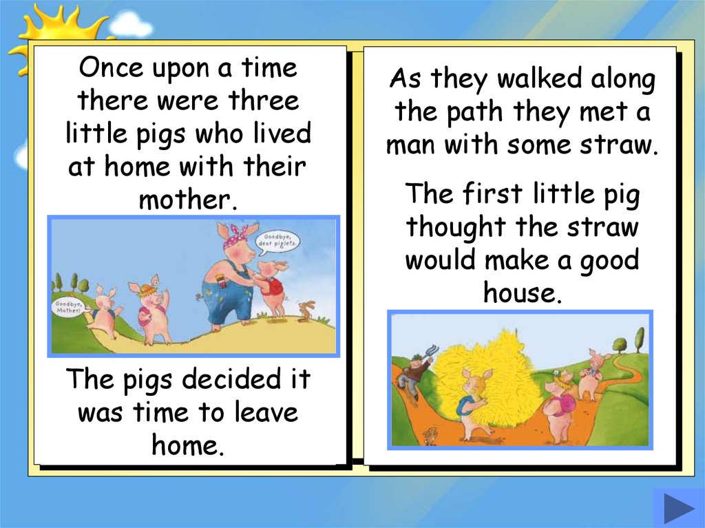 Three Little Pigs Story Book Online Presentation
