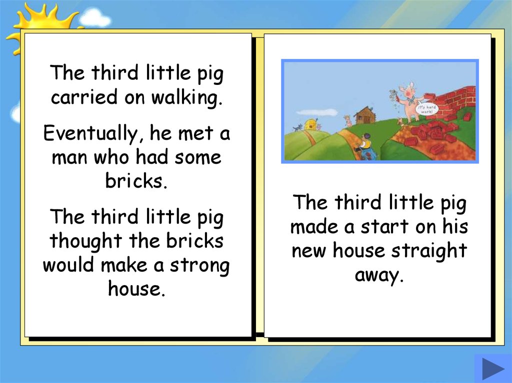 Three Little Pigs Story Book - online presentation
