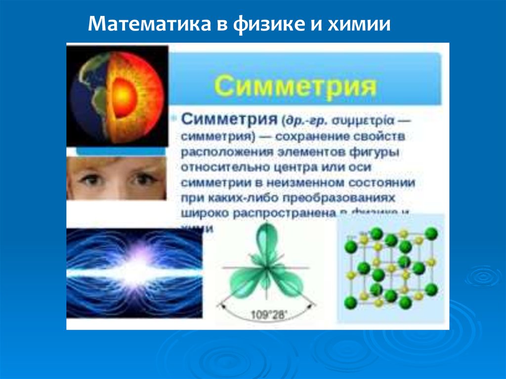 Симметрия в химии презентация