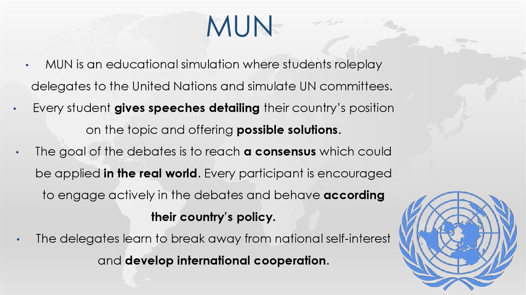how to write an opening speech for model un