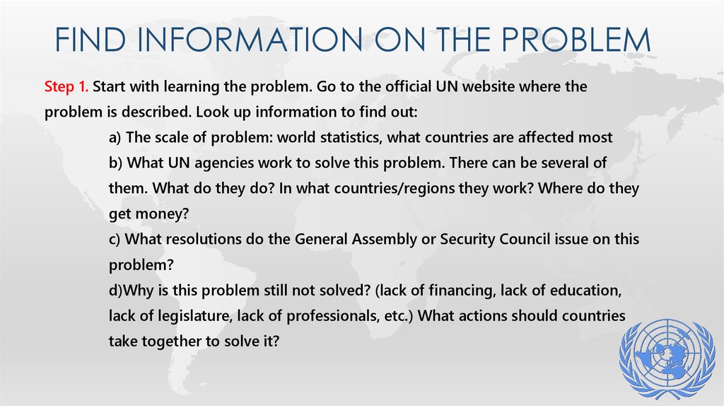 Model United Nations Writing The Delegate s Opening Speech Online 