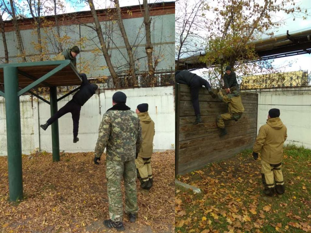 Курсанты пробовали свои силы на каждом из элементов. Не всегда, не везде и не у всех все получалось, но ребята старались…