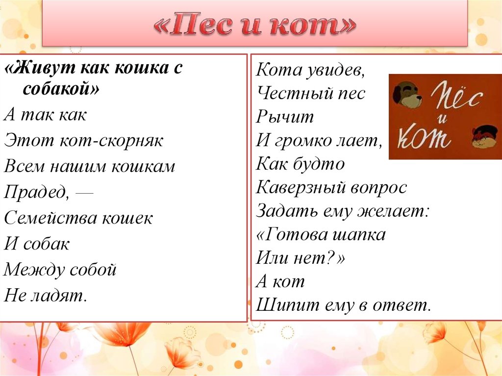 «Пес и кот»