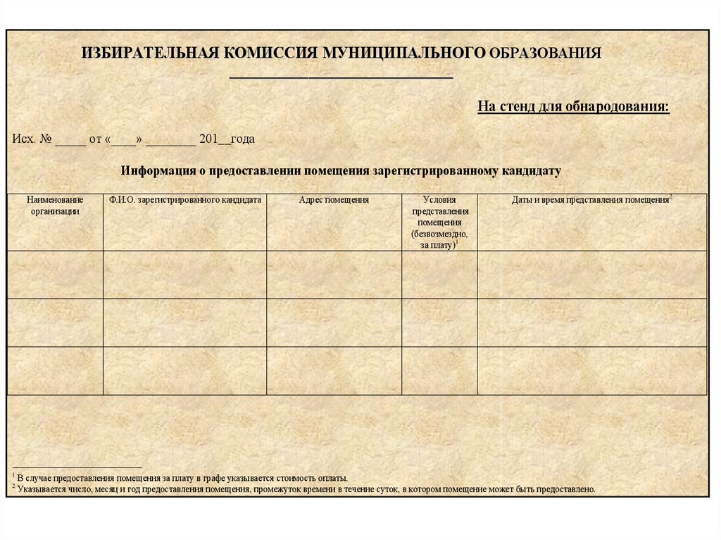 Проведении выборов в органы местного